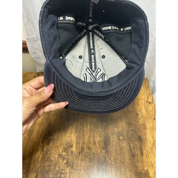 New York Yankees Twins Enterprise Collection Fitted Hat - Navy 7 1/2 Cap - Picture 7 of 9